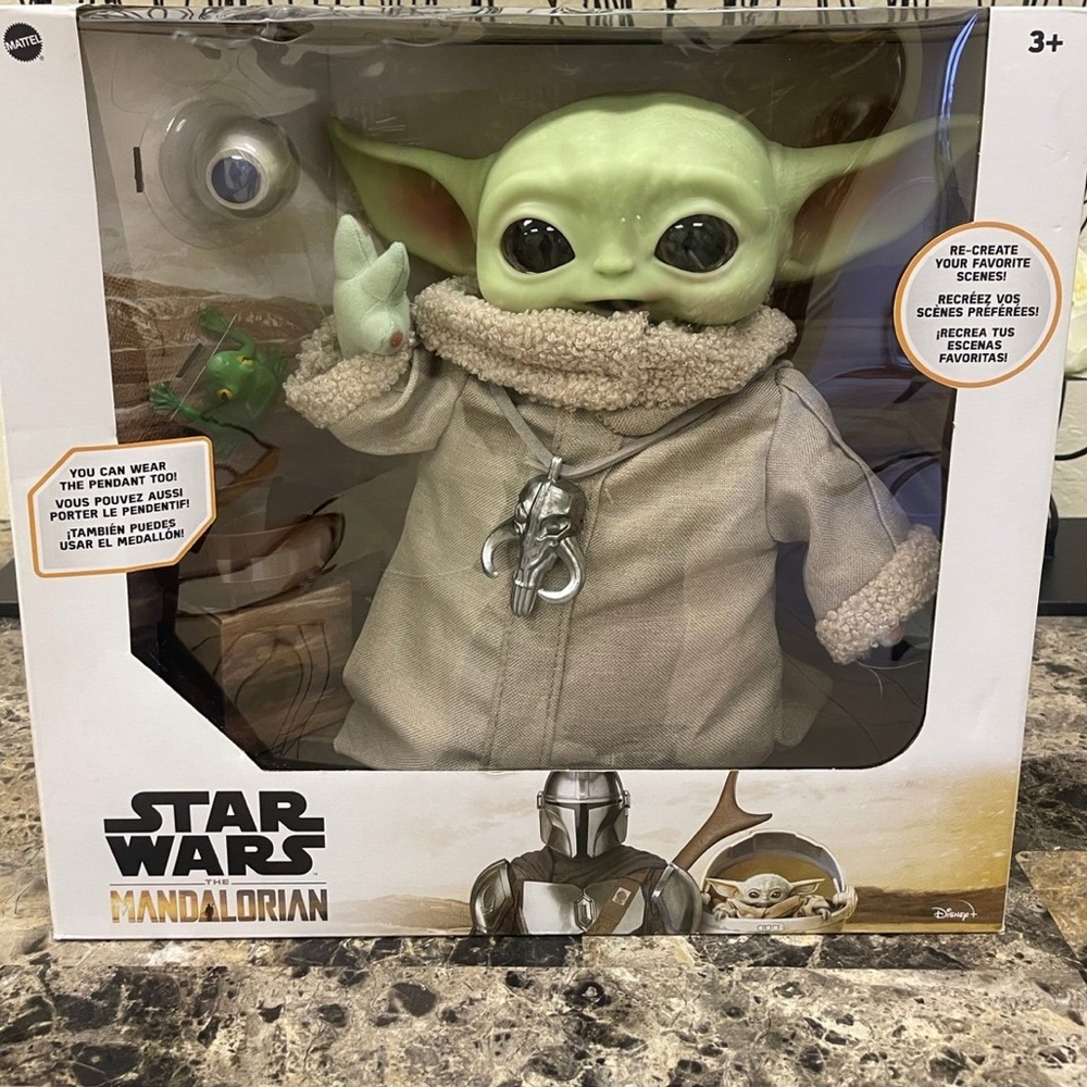 Star Wars Mandalorian Green and Tan Plush Toy